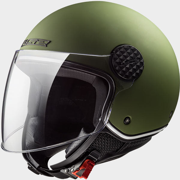 Casque léger SPHERE LS2 City Jet vert militaire – Aventurx CH - Ex MotoShop