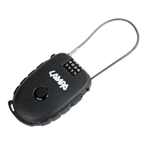 Lucchetto antifurto a combinazione per casco Lampa Kiro-Lock