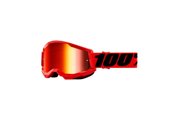 Cross Sonnenbrille 100 % UV-reflektierende Gläser – Rot mit roten Chromgläsern