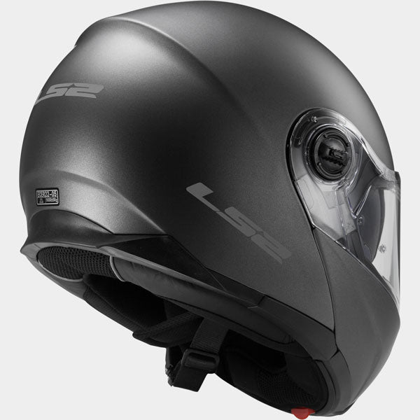 Modularer Helm LS2 FF325 Strobe - Titangrau matt