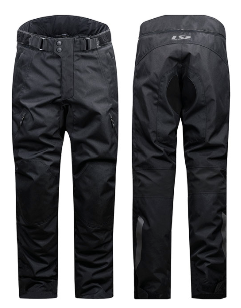 Pantalone moto UOMO tecnici con protezioni Ls2 CHART EVO - CE, Nero