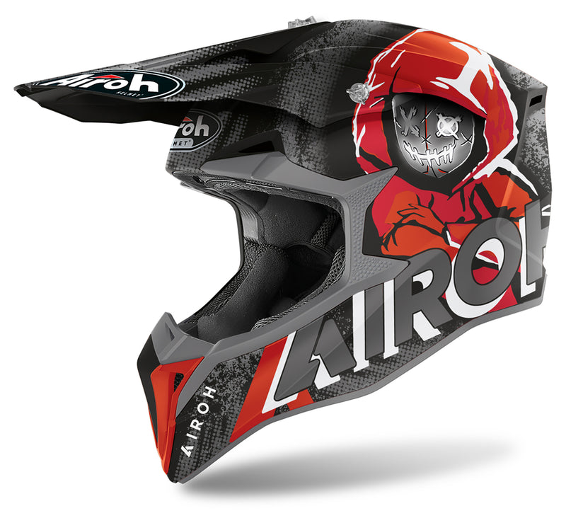 Airoh Wrap Alien roter Helm