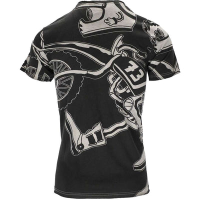 T-Shirt moto Acerbis SP club Speedway - Noir / graphique