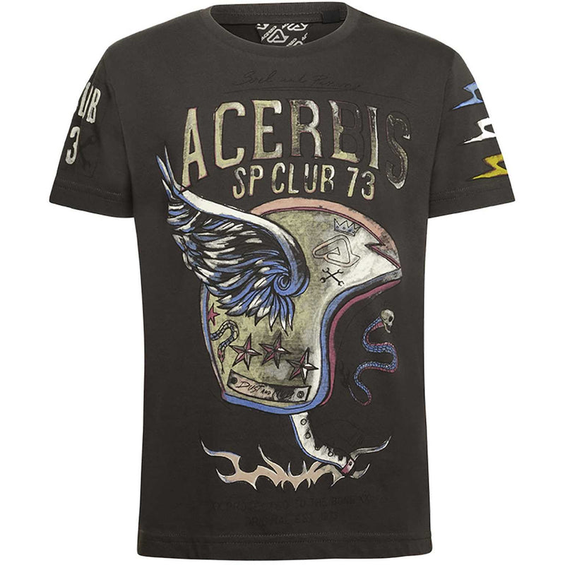 T-Shirt moto Acerbis SP Club Wings KID - Grigio scuro